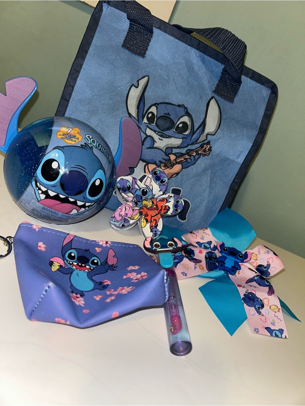 Disney Stitch squishy bundle